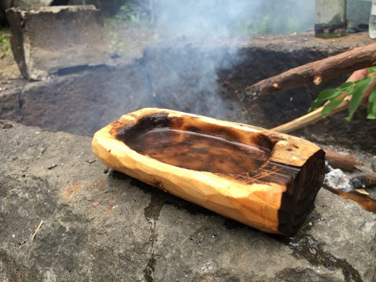 この器の窪みはどうやって作ったでしょう？腐った溜まり水を飲み水に変える！ | WILD AND NATIVE